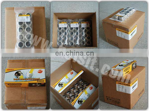 npt brass double compression explosion proof cable gland 1 for armoured cables