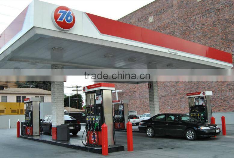 Bottom price less cost of gas station canopy with CE certification
