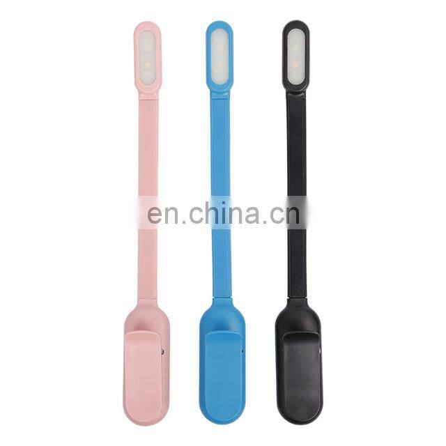 Pinbo USB Rechargeable Folding Led Reading Lamp With clip