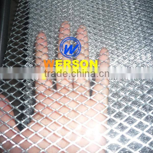 Aluminium Expanded machine cover ,silver and powder coated