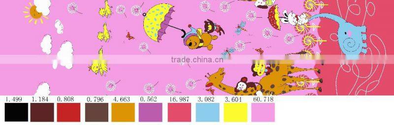 The cheapest factory price polyester printed fabric