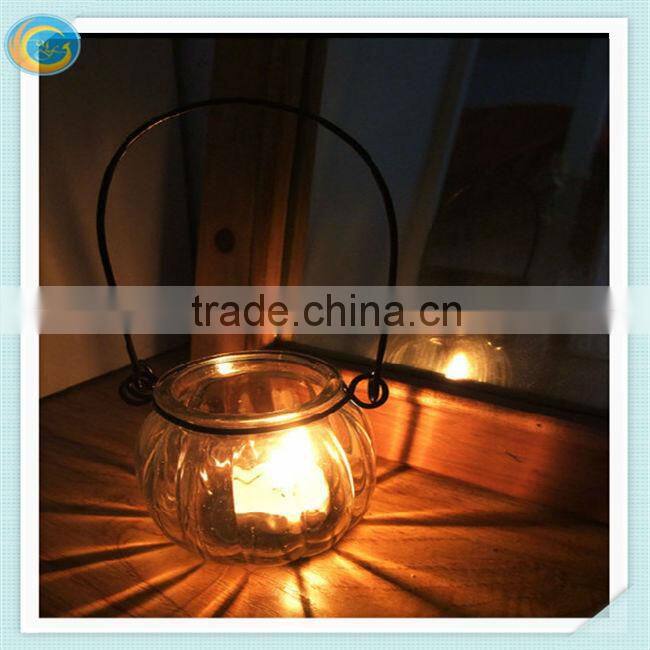 Fashionable Candle In hanging Glass Holder