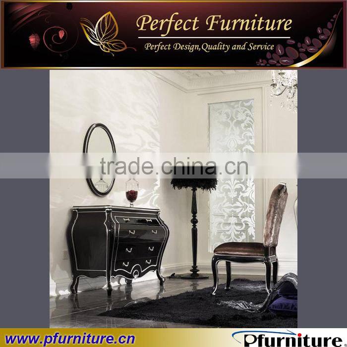 wooden hand carved chest of drawers design NC120711