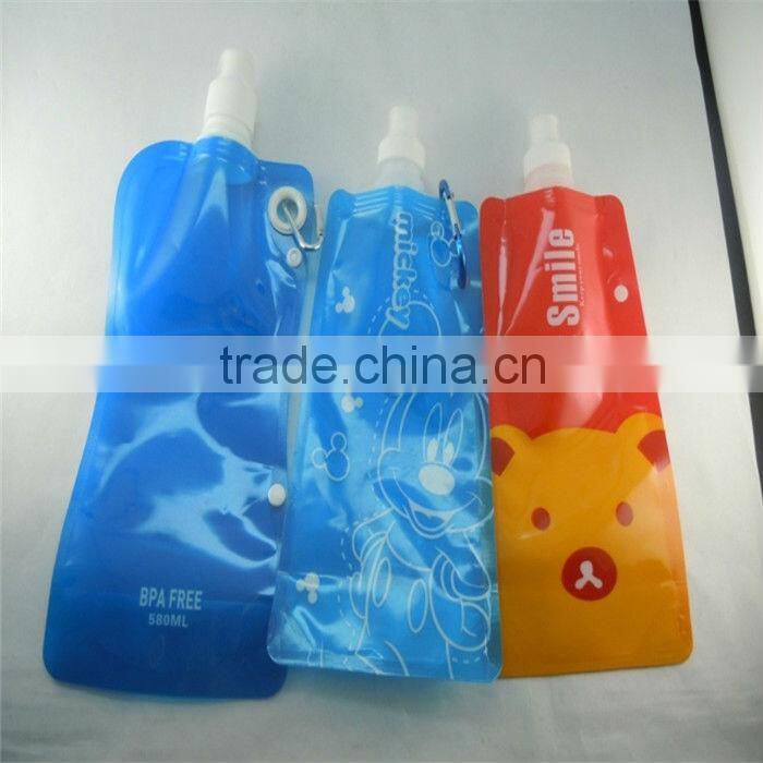 Japan/Korea plastic kids foldable water bottle