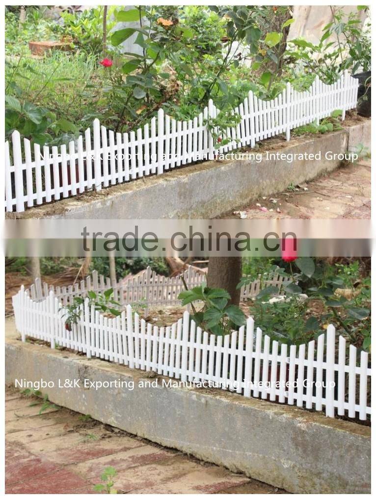 Cheap plastic garden fence /picket fence / fence cheap for decorative