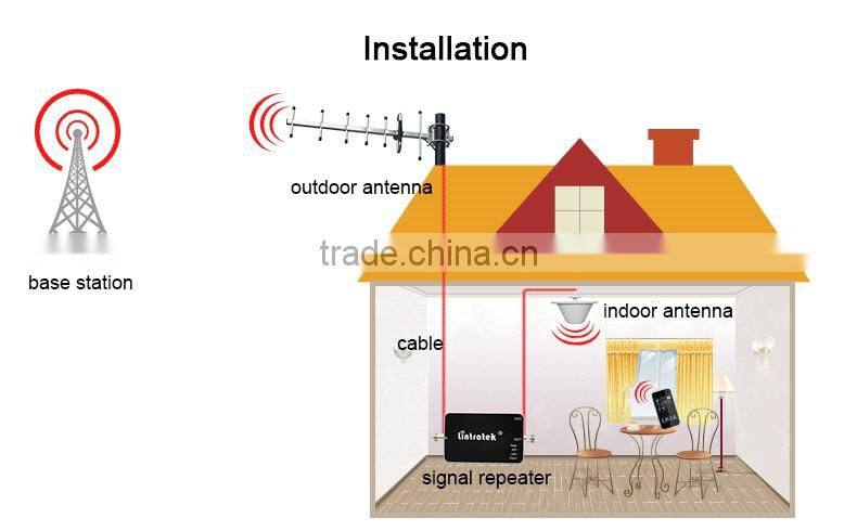 2G 3G 4G cell phone booster GSM/DCS/WCDMA tri-band signal repeater