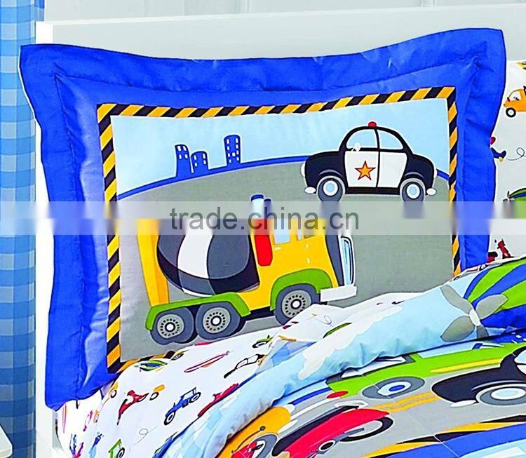 Modern design colorful printed children bedding sets cotton quilted