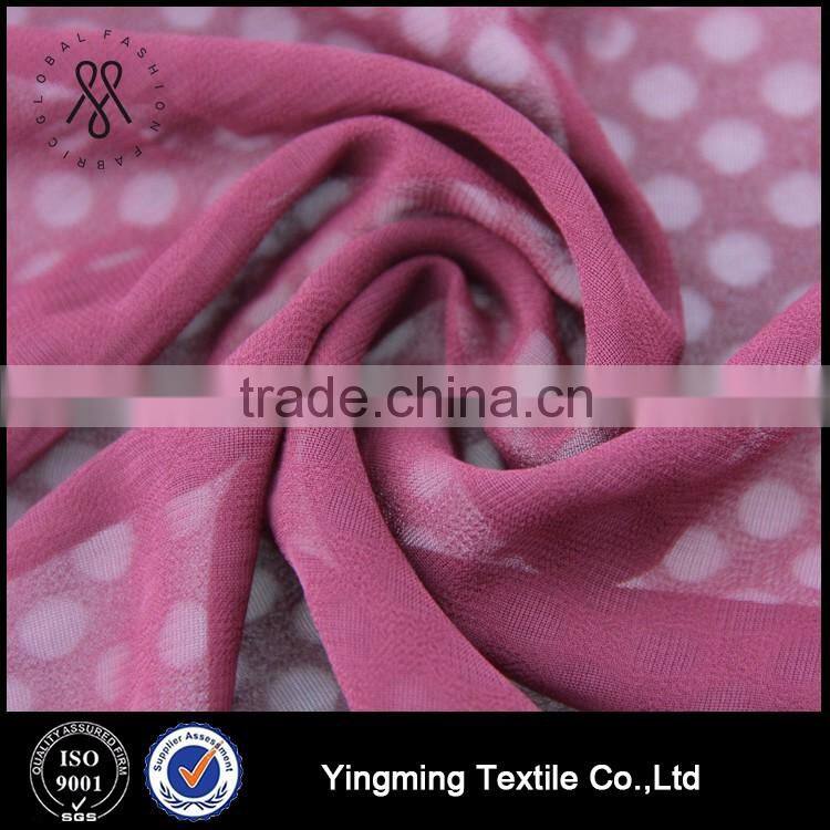 100% Polyester 75D Corn Patterned Laser Printing Chiffon Fabric for Women's Fashion Garments/Blouses/Shirts/Skirts