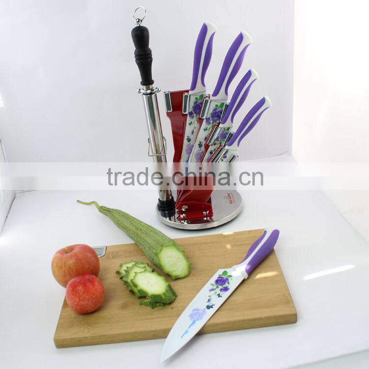 2014 new design stainless steel kitchen knife set