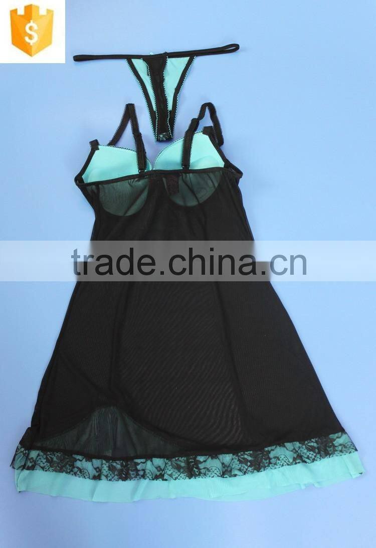 high quality sexy babydools lingerie, 2016 new arrival wholesale sexy lady lingerie nighty