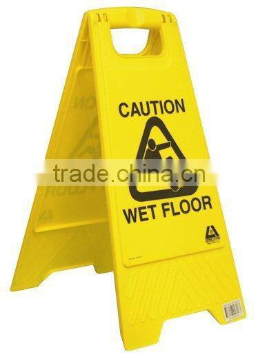 Plastic Folding Caution Sign