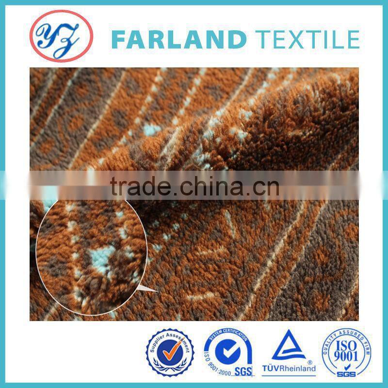 fluffy knit fabric mink blanket fabric home textile products