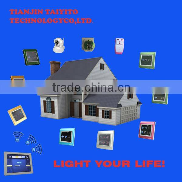 TAIYITO ZIGBEE wireless remote control touch light switch smart home automation,automatic curtain,IR machine control