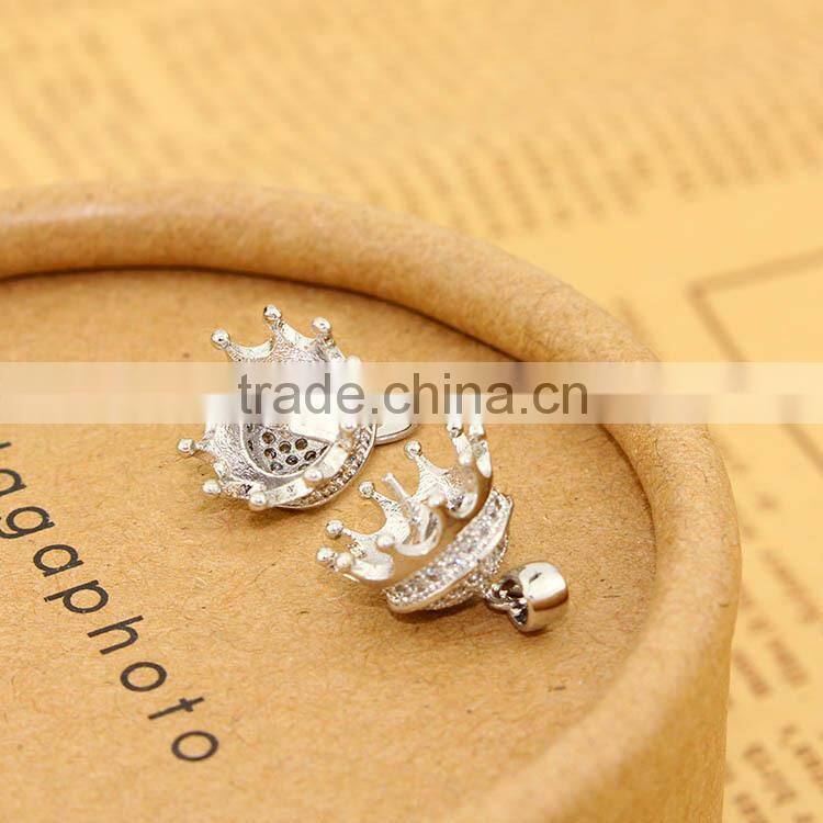 S839 for chain necklace, Stainless steel clasp crimp