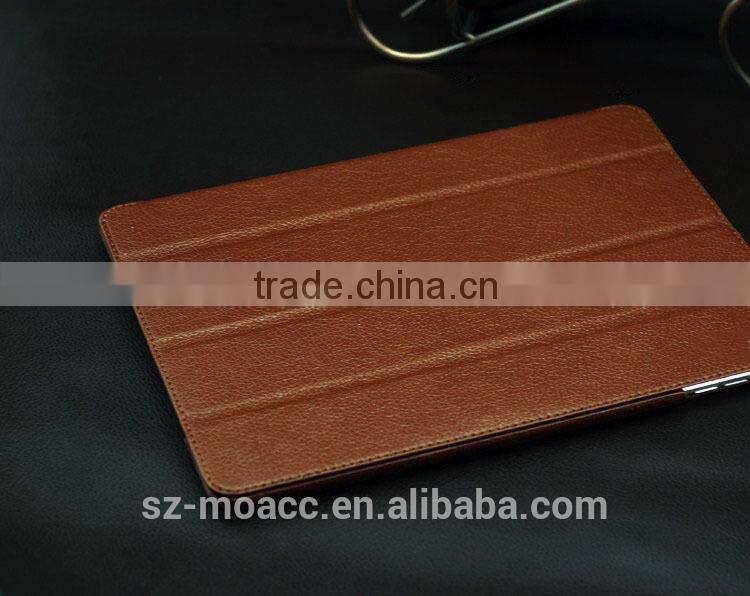 high quality stand tablet cover flip leather case for ipad 6