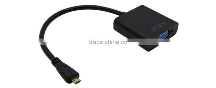 Micro hdmi to vga adapter for computer digital camera