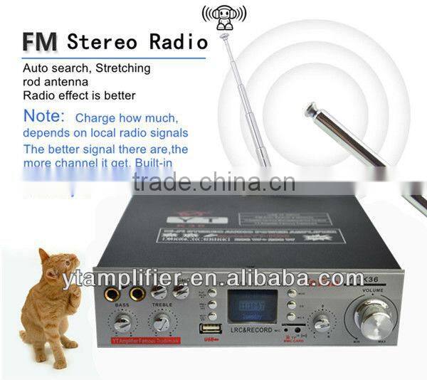USB/TF card amplifier speaker YT-K36 with Karaoke