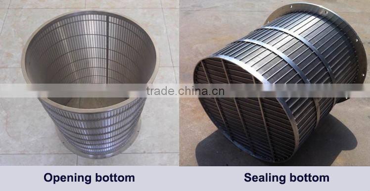 316 stainless steel wire wrapped screen