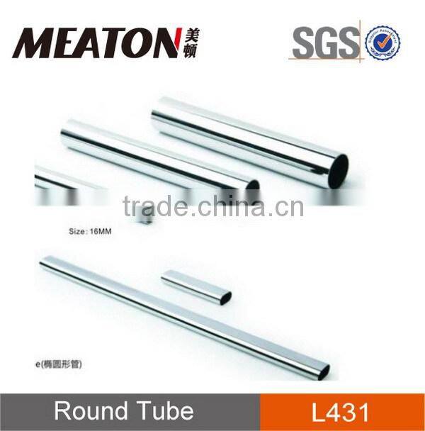 Creative designer chrome wardrobe tube railing