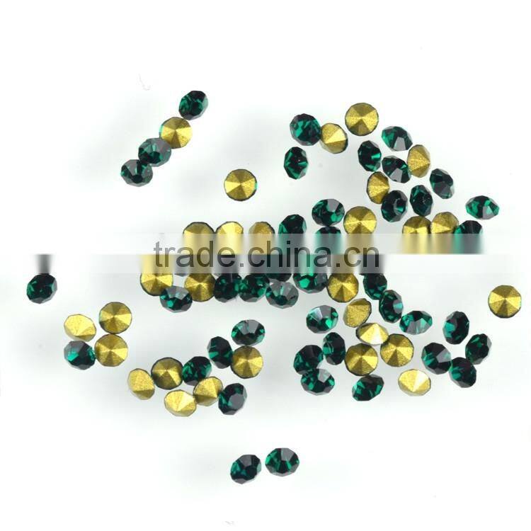 Wholesale colorful Diamante crystal Rhinestones Point Back , Loose pointed back strass stones foiled back for jewellery