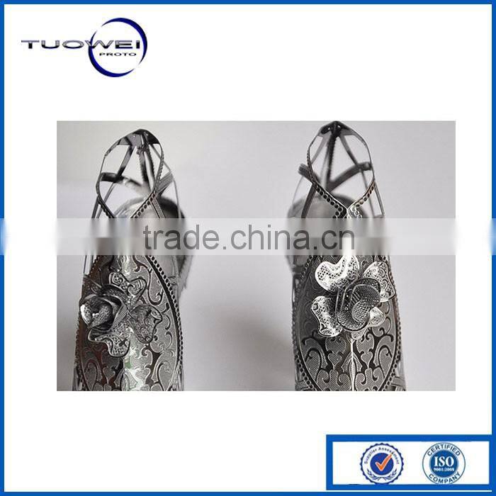 eco-friendly custom natural smooth 3d printing shoe prototype