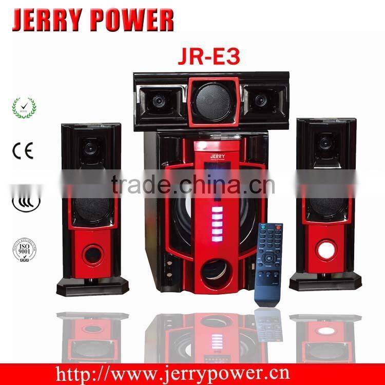 Professional active Multimedia 3.1 surround home theatre audio system bluetooth portable speaker with usb port