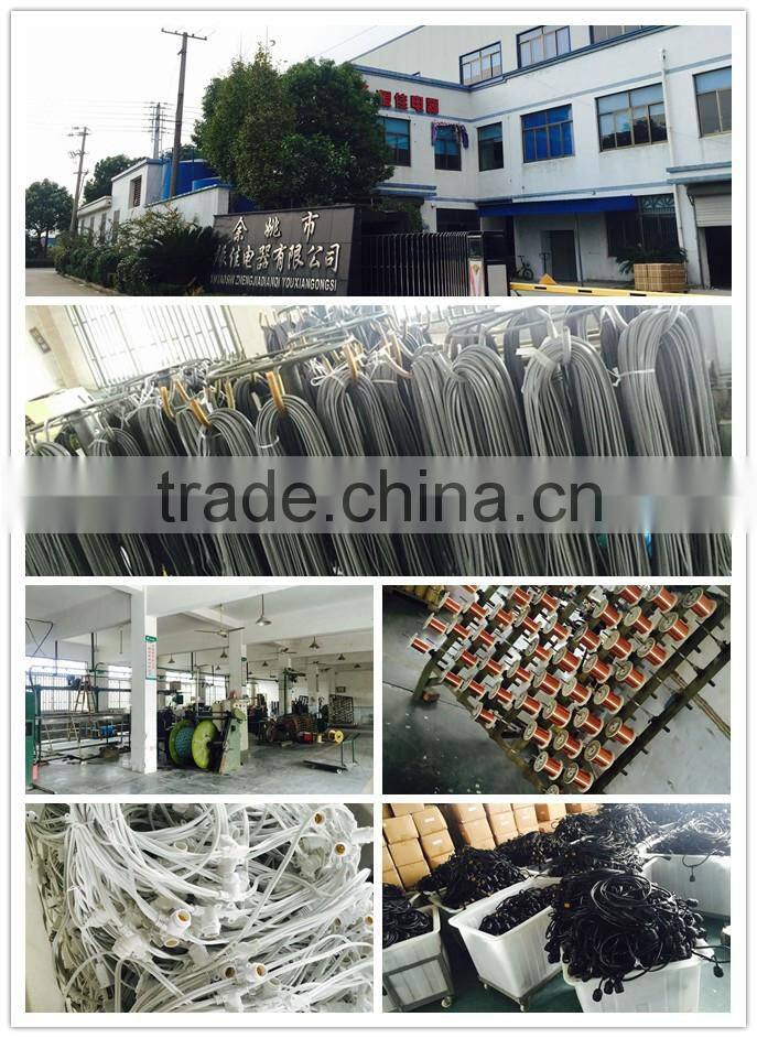 Twisted braided wire / lamp cord /outdoor string lights /