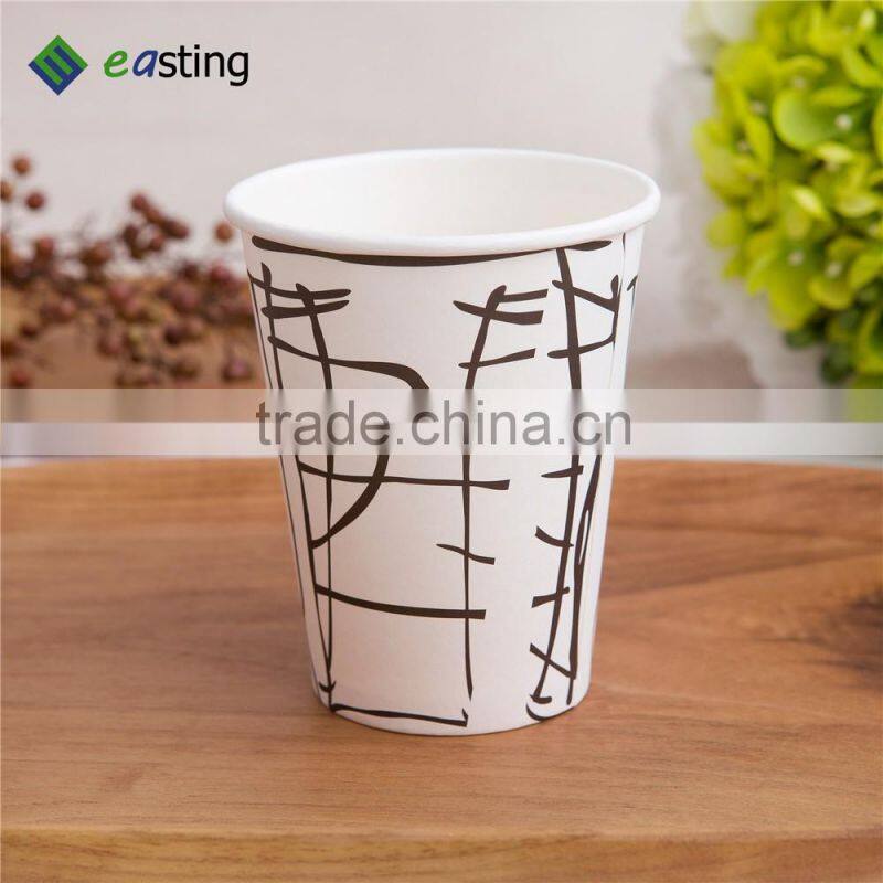 Manufacturer Made Single PE Paper Cup for hopitality usage for hot drink coffee