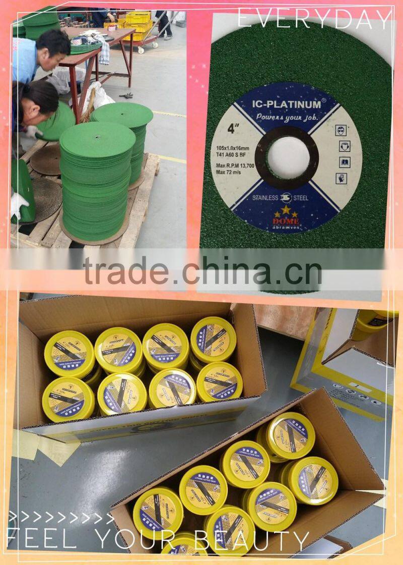 General purpose metalresin bonded diamond cutting wheel