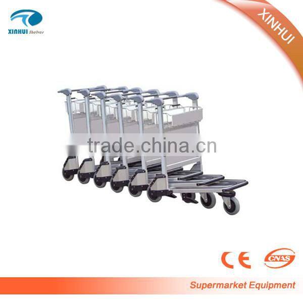 2015 Best Selling High Quality 3 Wheels Aluminum Alloy Airport Trolley,Stainless steel Airport Trolley