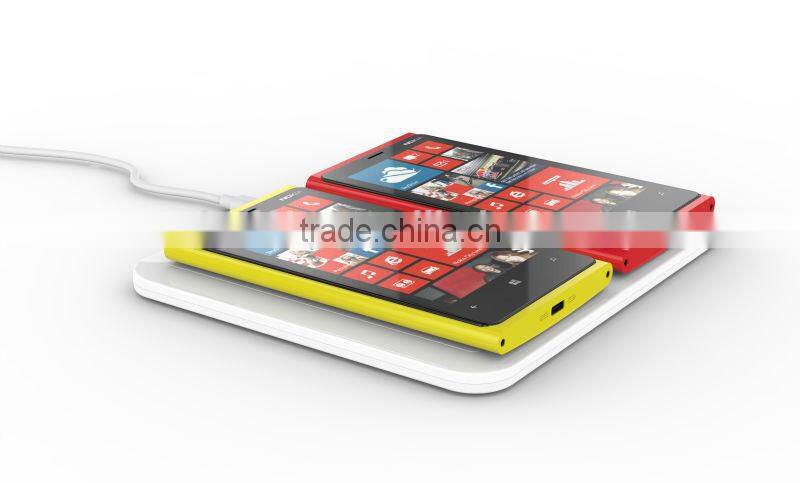 Dual Channel Universal Qi Wireless Charger Charging Transmitter Pad for Samsung Galaxy S6 LG G4 Miccrosoft Lumia 640 XL