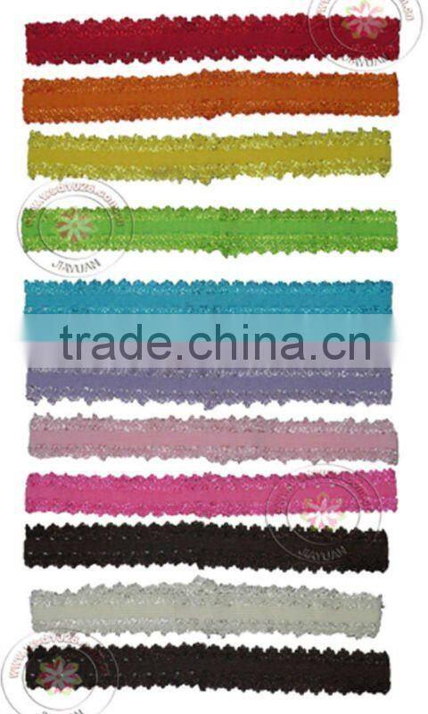 Solid fold over elastic 5/8" for baby headbands and hair ties