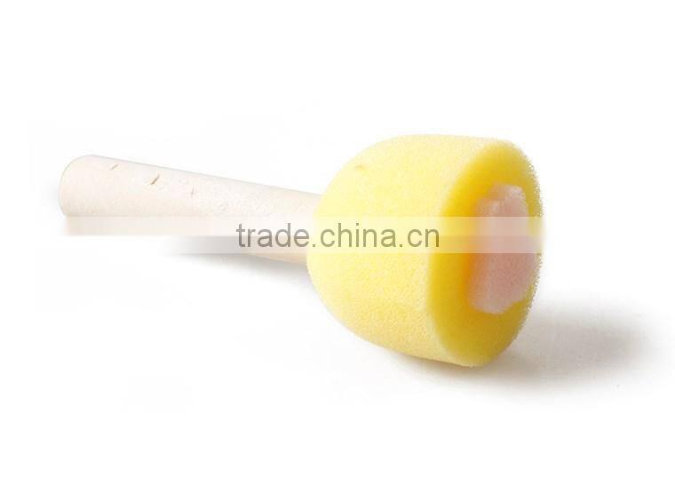 8 pcs/set Colorful Wood Handle Foam Brush For Kids