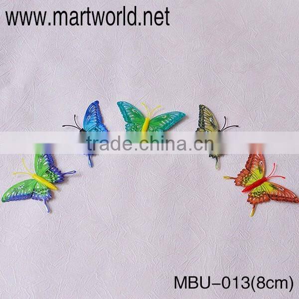 Wholesale artificial colorful feather butterflies wedding decoration;Delicate feather butterfly for event&party(MBU-013)