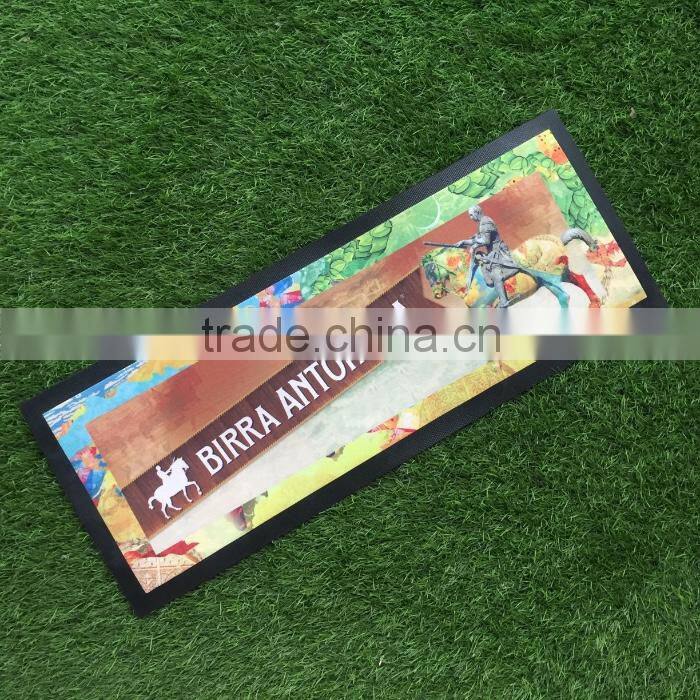 SMETA factory Anti-slip Nitrile Rubber Customized Bar Spill mat