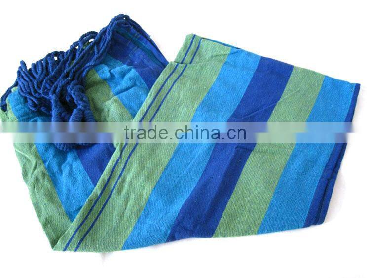 Outdoor camping leisure canvas hammock