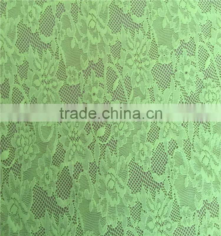Thick nylon elastic guipure lace fabric afircan for clothes