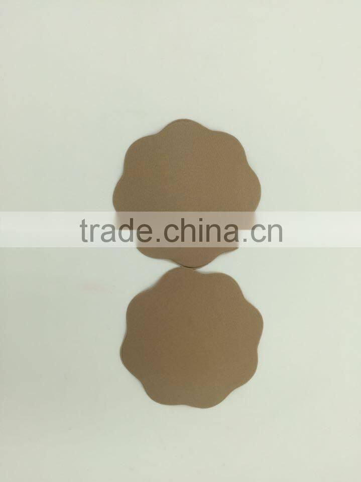 Sexy Boobs Nipple Cover Fabric and Silicone Decorative Nipple Cover