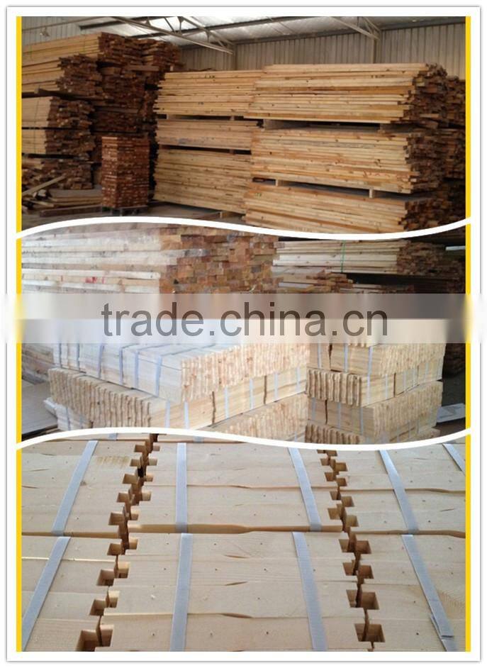 Assembled high quality beekeeping pine wooden frame with plastic foundation for beehive