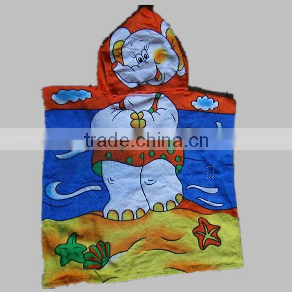 printing poncho beach towel kids poncho towel poncho hooded towel