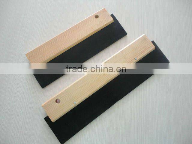 Rubber blade scraper / wooden handle tools