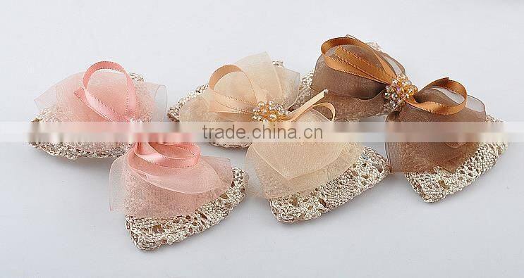 fancy fabric hair big bow hair clip accessory in hair extension