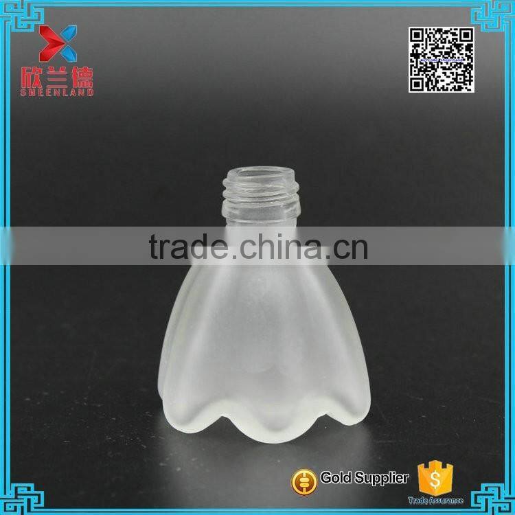 2016 New design flower shape glass lids wine bottle caps