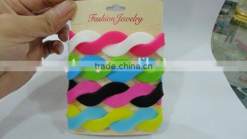 2014 best seller manufacture any of customized silicon bracelet in high quality and the cheapest price