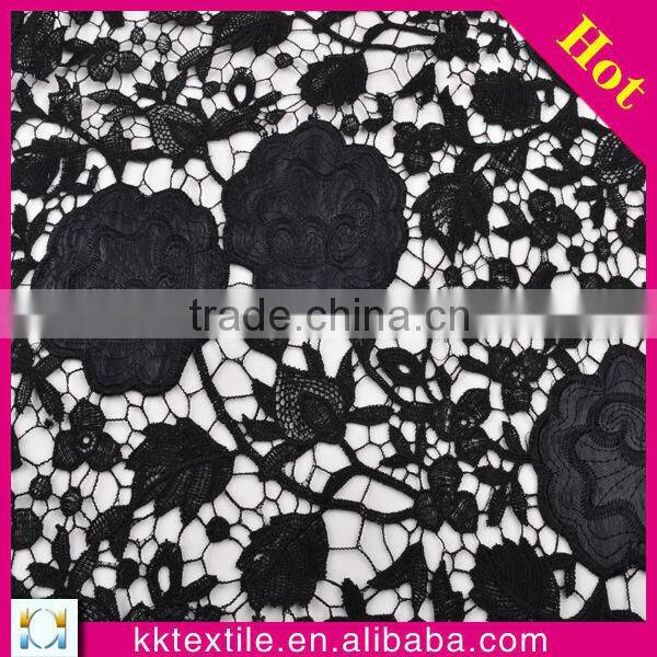 New design PU knitted leather crocheted fabric for clothing