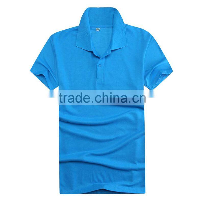 Guangzhou Luoqi Custom Blank Polo/180g 35% Cotton 65% Polyester Unisex Polo/ Summer Casual Short Sleeve Dry Fit Polo