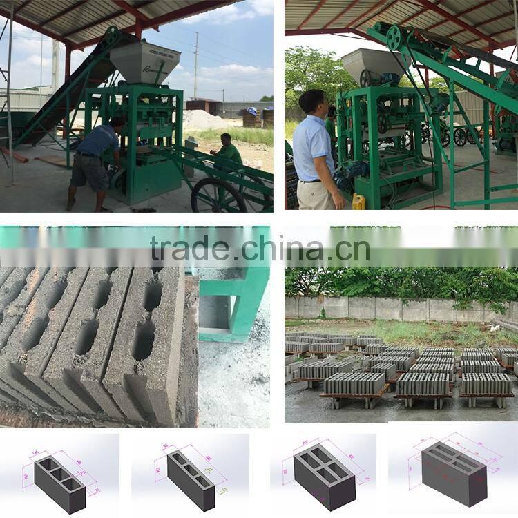 QT4-24 Automatic cheap manual hollow block making machine
