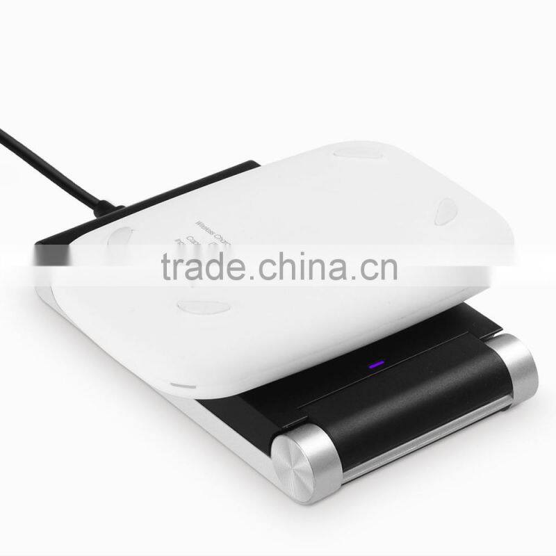 2016 portable travel qi wireless charging power bank battery charger for Lenovo for Blackberry Z10 Z30 (T-410)