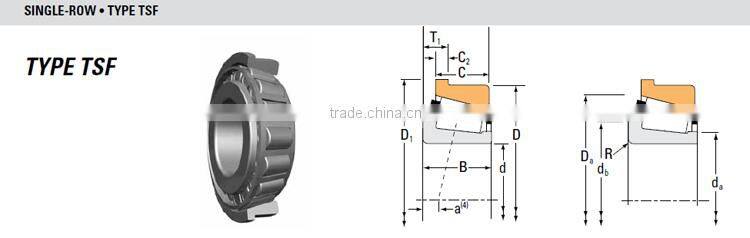 Imperial stamped steel cage outer ring flanged ribs cups tapered roller bearing 580 - 572B with the inner ring cone assembly