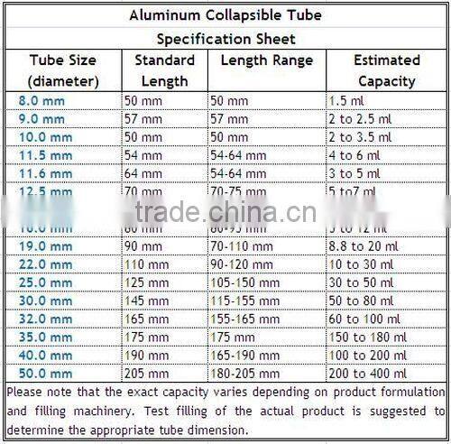 Offset print empty lipgloss tube aluminium